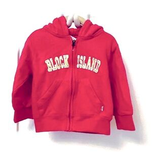 Block Island Pink Hoodie Cozy and Versatile